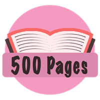 Reading Cords Challenge 500 Pages Badge