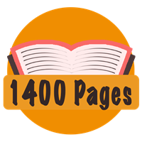 Reading Cords Challenge 1400 Pages Badge