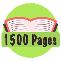 Reading Cords Challenge 1500 Pages Badge