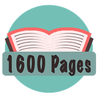 Reading Cords Challenge 1600 Pages Badge