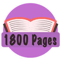 Reading Cords Challenge 1800 Pages Badge