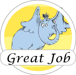 Thing Great Job Badge